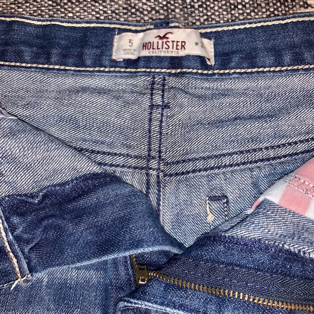 Distressed Jean Shorts